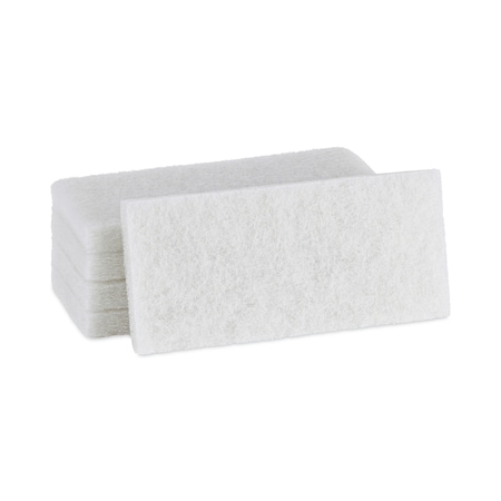 Boardwalk Light-Duty White Pad, 4 x 10, PK20 8440BWK